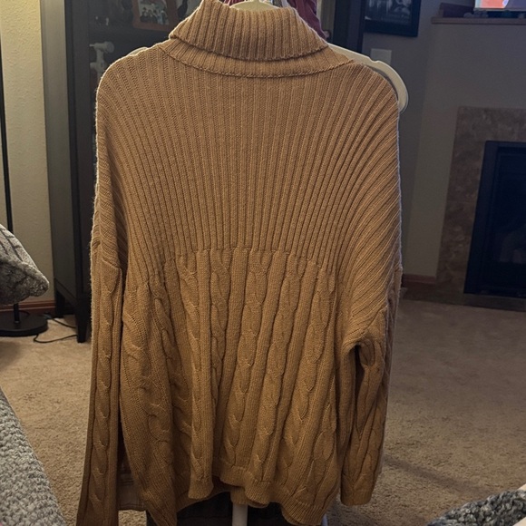 SHEIN Camel Cowl Neck Sweater - Picture 3 of 3